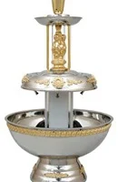 FONTAINE A BOISSON 7 GA. OR & ARGENT