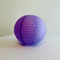 LANTERNE EN PAPIER MAUVE
